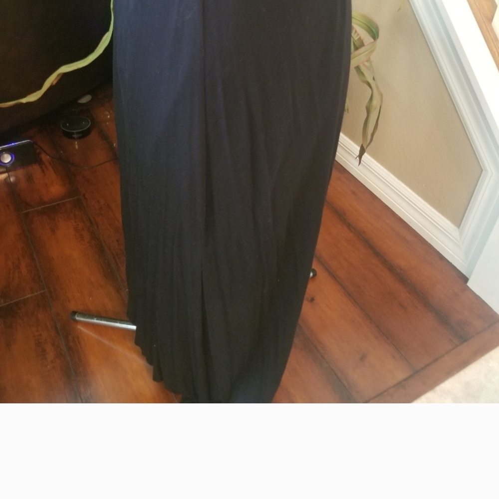 LC Lauren Conrad Black Maxi Pencil Skirt